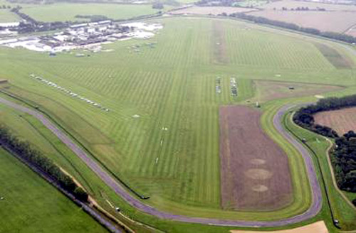 Goodwood Race Course, Sussex crop circle, aerial photo 2